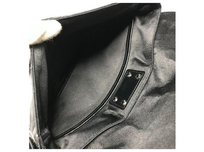 Borsa a tracolla in raso Monogram Louis Vuitton Nero - vista 10