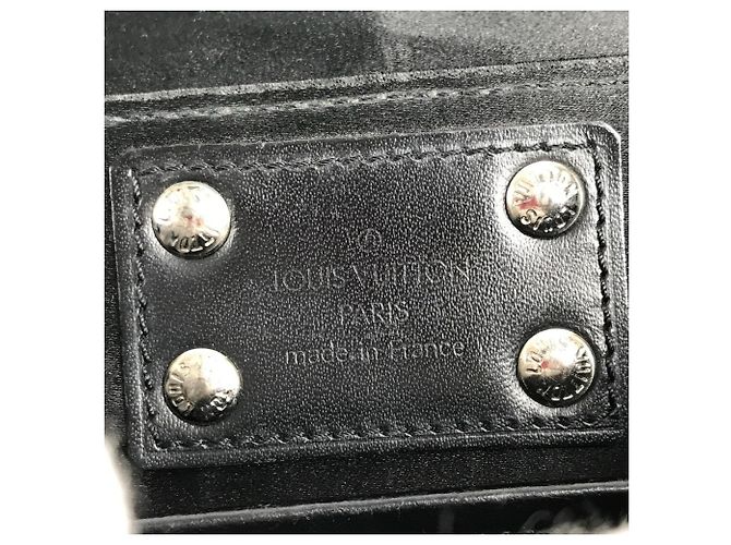 Borsa a tracolla in raso Monogram Louis Vuitton Nero - vista 11