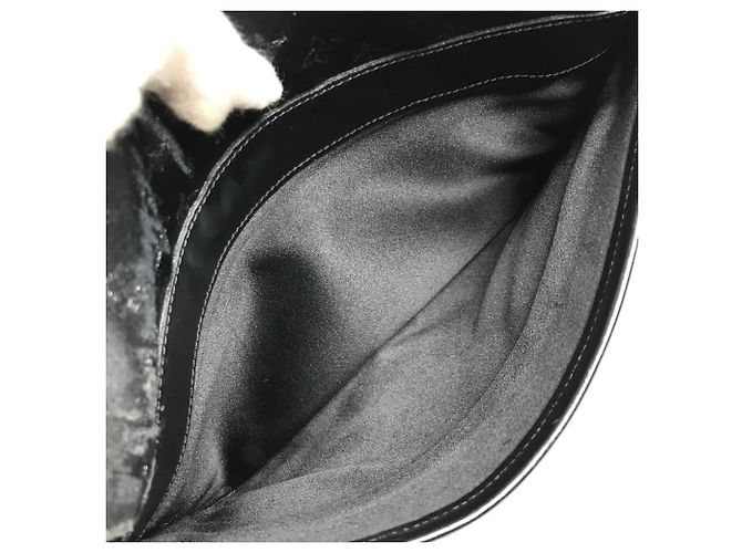 Borsa a tracolla in raso Monogram Louis Vuitton Nero - vista 18