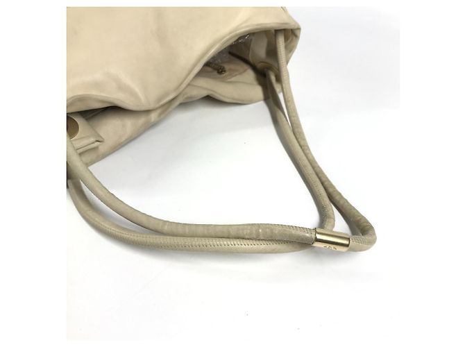 Borsa Tote/Borsa a Spalla CHANEL Camellia Logo Bianco Beige - vista 10