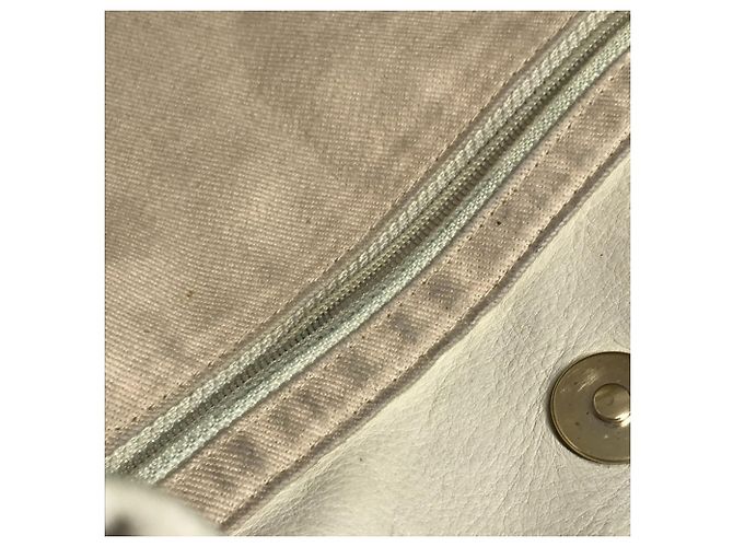 Borsa Tote/Borsa a Spalla CHANEL Camellia Logo Bianco Beige - vista 17