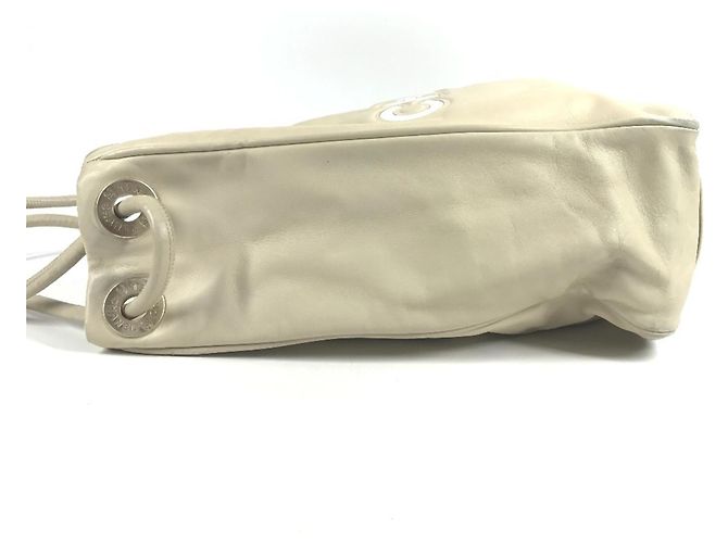 Borsa Tote/Borsa a Spalla CHANEL Camellia Logo Bianco Beige - vista 4