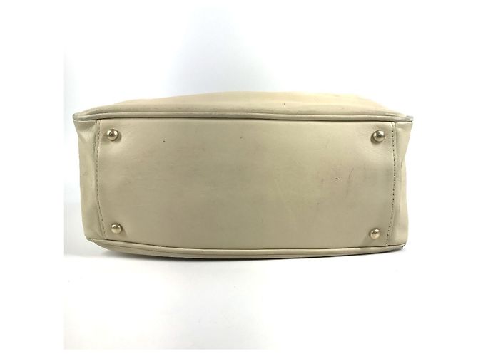 Borsa Tote/Borsa a Spalla CHANEL Camellia Logo Bianco Beige - vista 5
