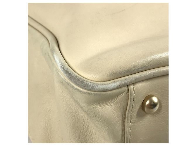 Borsa Tote/Borsa a Spalla CHANEL Camellia Logo Bianco Beige - vista 7