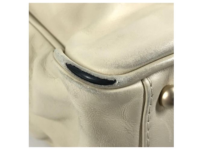 Borsa Tote/Borsa a Spalla CHANEL Camellia Logo Bianco Beige - vista 9