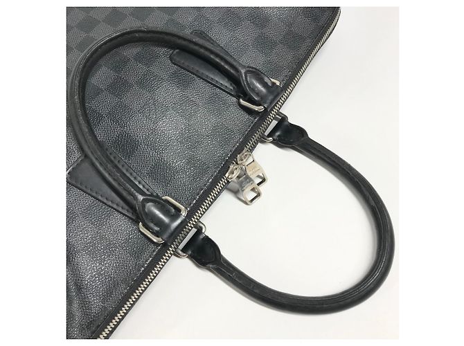 Borsa Port Document Jour Louis Vuitton Damier Graphite Nero - vista 11