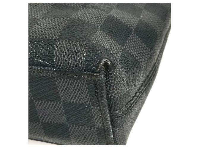 Borsa Port Document Jour Louis Vuitton Damier Graphite Nero - vista 6