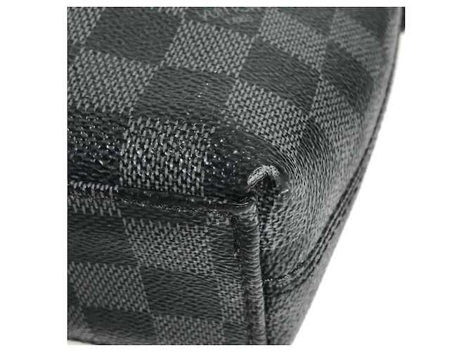 Borsa Port Document Jour Louis Vuitton Damier Graphite Nero - vista 8