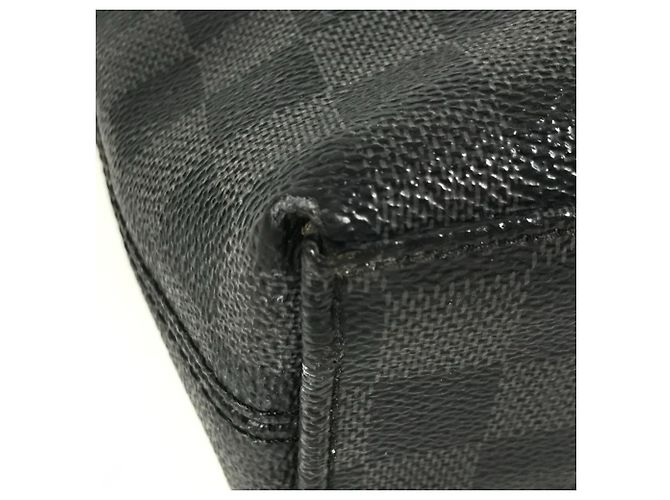 Borsa Port Document Jour Louis Vuitton Damier Graphite Nero - vista 9