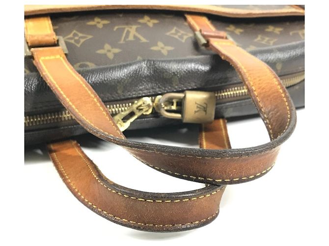 Sac cabas Louis Vuitton Monogram Marron - vue 9