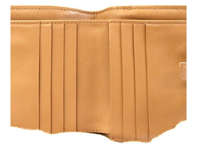 Bottega Veneta Bi-fold Portemonnaie aus braunem Leder - Ansicht 4