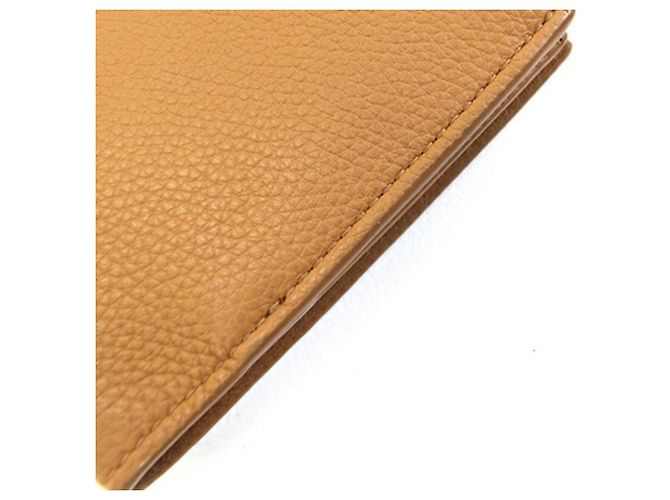 Bottega Veneta Bi-fold Portemonnaie aus braunem Leder - Ansicht 6