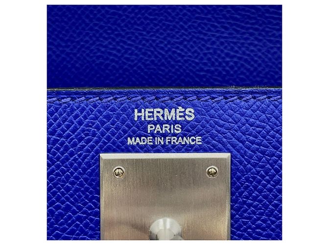 Hermès Bolsa Hermes Kelly 28 em Blue Electric Azul - vista 16