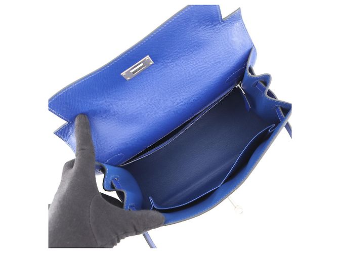 Hermès Bolsa Hermes Kelly 28 em Blue Electric Azul - vista 5