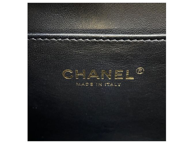 Bolso de Hombro Chanel Matelassé Vanity Chain Negro - vista 15