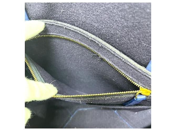 Céline Borsa Cabas Phantom con Nappina Celine Blu - vista 18