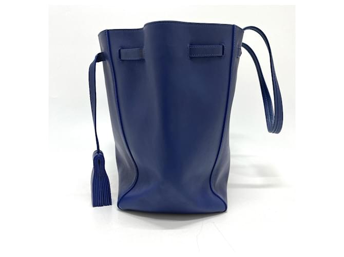 Céline Borsa Cabas Phantom con Nappina Celine Blu - vista 4