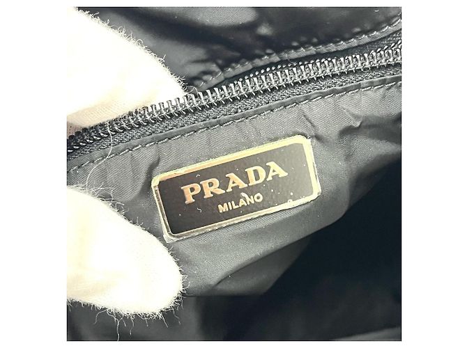 Borsa Tote Prada VA905A Logo Car Motif Nero - vista 14