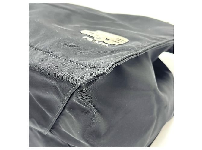 Borsa Tote Prada VA905A Logo Car Motif Nero - vista 5