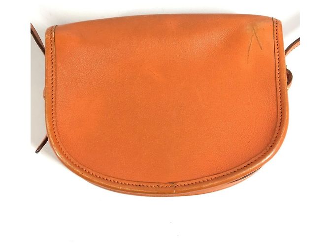 Hermès Hermes Vintage Baldo Golf Mini Flap Tasche Orange - Ansicht 2