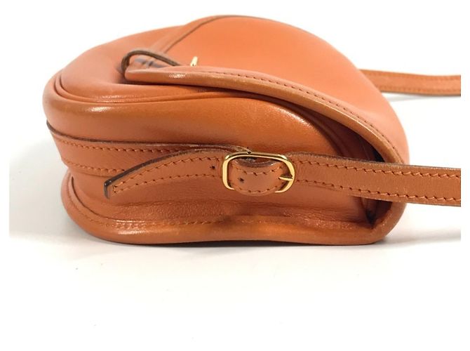 Hermès Hermes Vintage Baldo Golf Mini Flap Tasche Orange - Ansicht 3