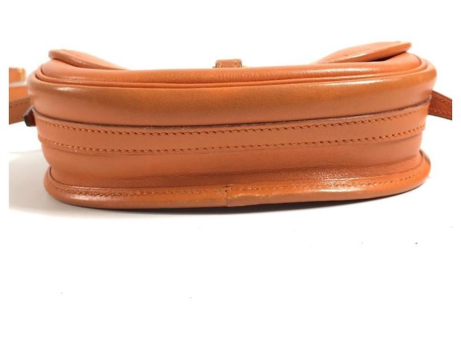 Hermès Hermes Vintage Baldo Golf Mini Flap Tasche Orange - Ansicht 5