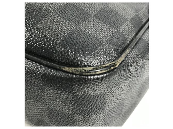 Borsa Louis Vuitton Damier Graphite Daniel GM Nero - vista 8