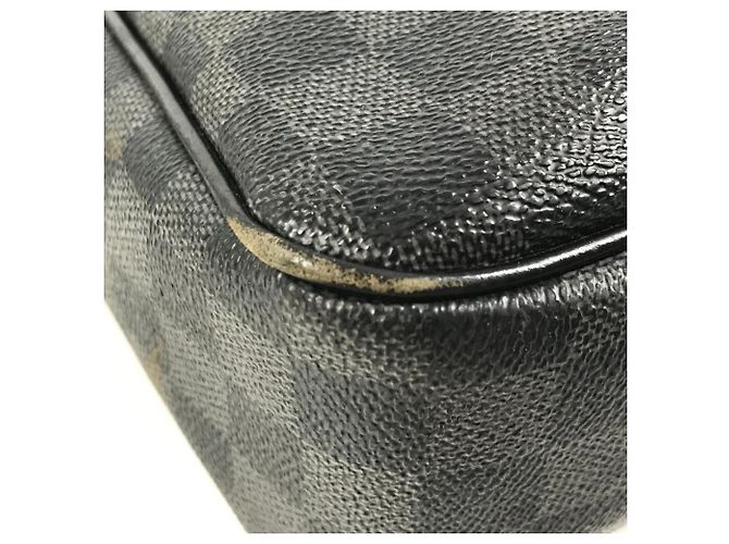 Borsa Louis Vuitton Damier Graphite Daniel GM Nero - vista 9