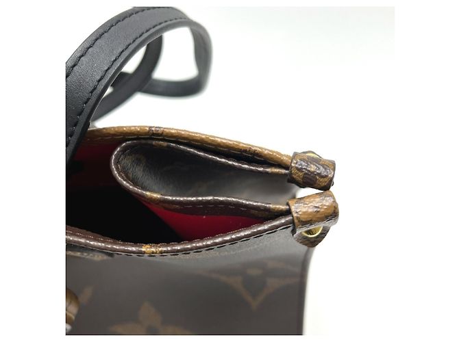 Borsa Tote 2-Way Louis Vuitton OnTheGo MM Marrone - vista 10