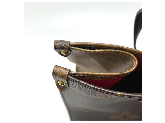 Borsa Tote 2-Way Louis Vuitton OnTheGo MM Marrone - vista 11