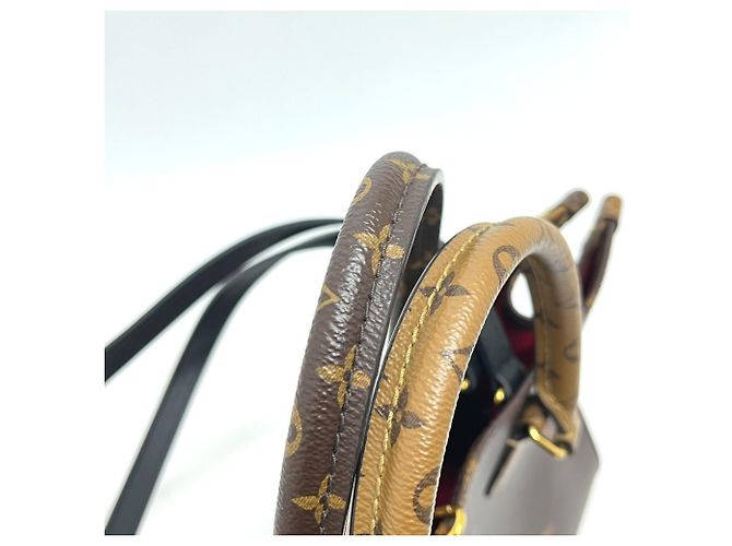 Borsa Tote 2-Way Louis Vuitton OnTheGo MM Marrone - vista 13