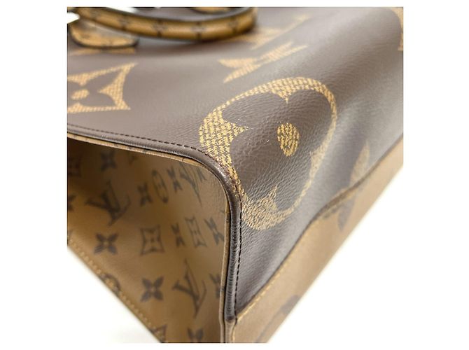 Borsa Tote 2-Way Louis Vuitton OnTheGo MM Marrone - vista 8