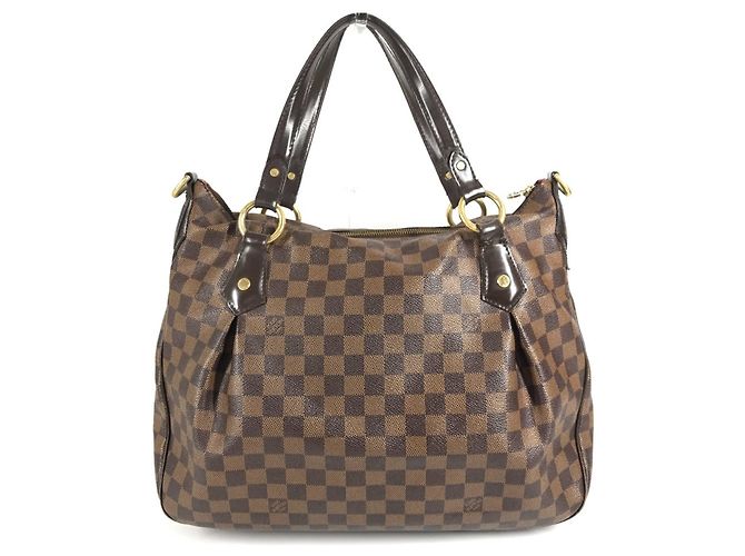 Louis Vuitton Damier Evora MM Tote Bag Brown Damier ebene - view 12