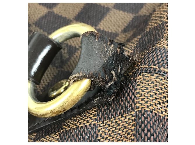 Louis Vuitton Damier Evora MM Tote Bag Brown Damier ebene - view 6