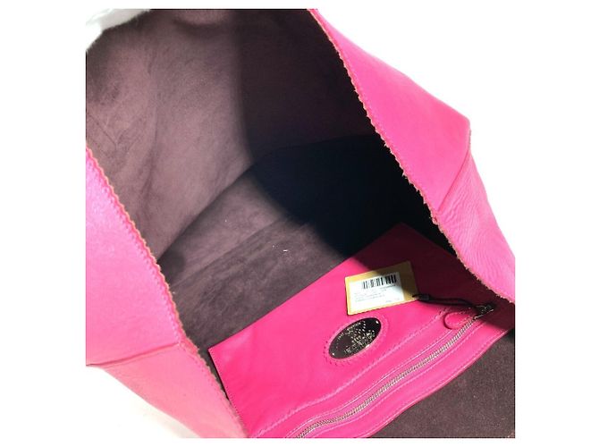 Borsa a tracolla tote Loewe Nappa Anagram Logo Rosa - vista 11