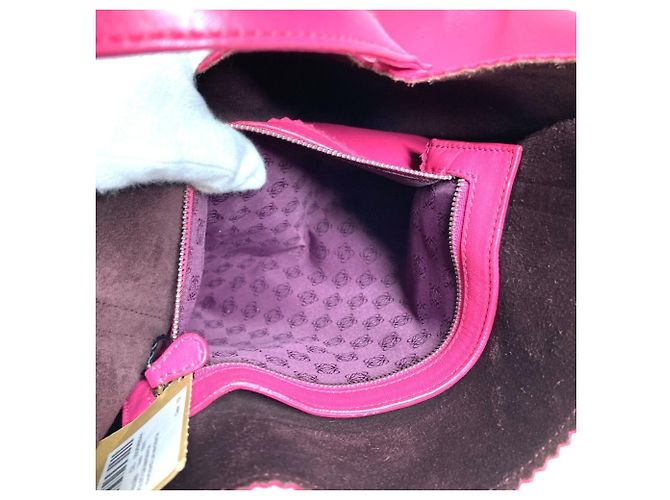 Borsa a tracolla tote Loewe Nappa Anagram Logo Rosa - vista 12