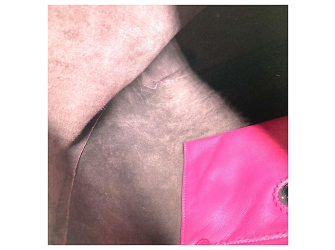 Borsa a tracolla tote Loewe Nappa Anagram Logo Rosa - vista 13