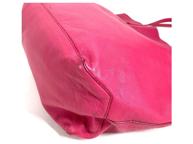 Borsa a tracolla tote Loewe Nappa Anagram Logo Rosa - vista 5
