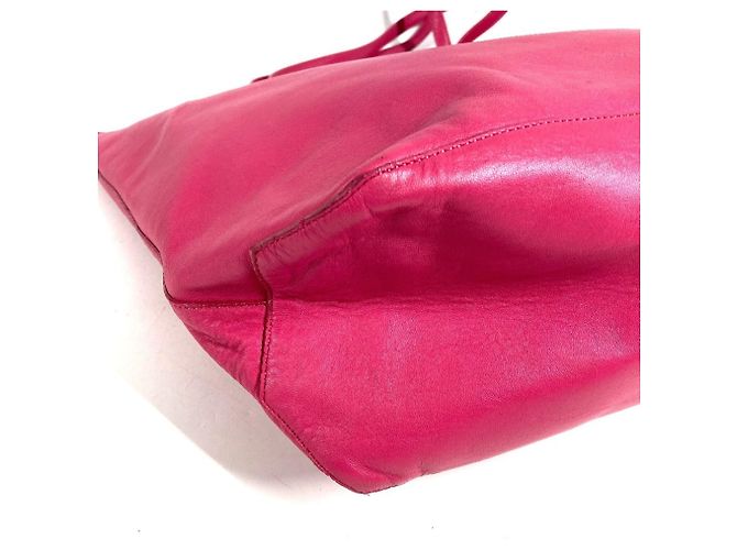 Borsa a tracolla tote Loewe Nappa Anagram Logo Rosa - vista 7