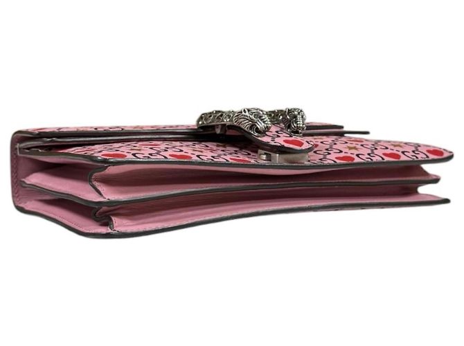 Borsa a Spalla Gucci Valentine Heart Dionysus Rosa - vista 5