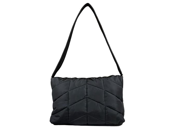 Borsa a tracolla Saint Laurent Loulou Puffer Nero - vista 3