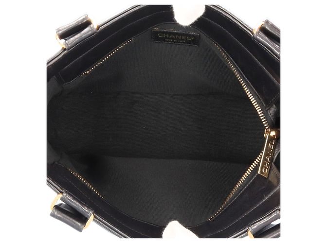 Borsa a Spalla Chanel Chocolate Bar Nero - vista 7