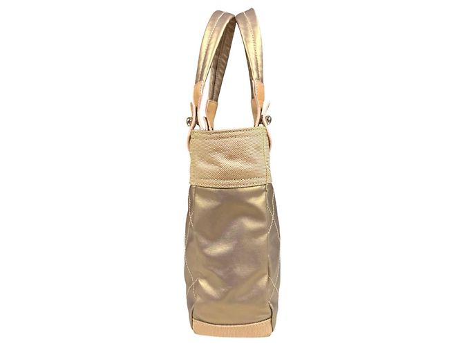 Borsa Tote Chanel Paris Biarritz PM D'oro - vista 5