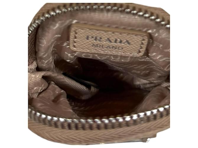 Borsa a tracolla Prada Re-Edition 2005 Beige - vista 17