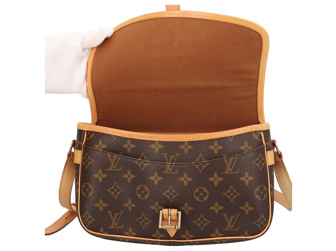 Louis Vuitton Sologne Monogram Shoulder Bag Brown - view 7