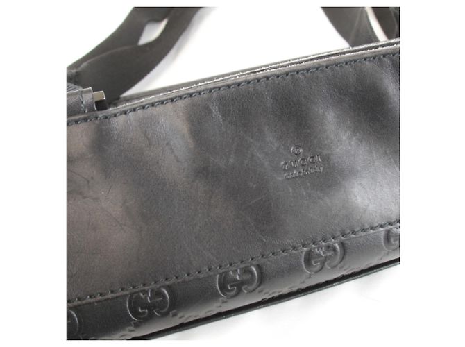 Borsa a tracolla in pelle Shima Gucci Nero - vista 12