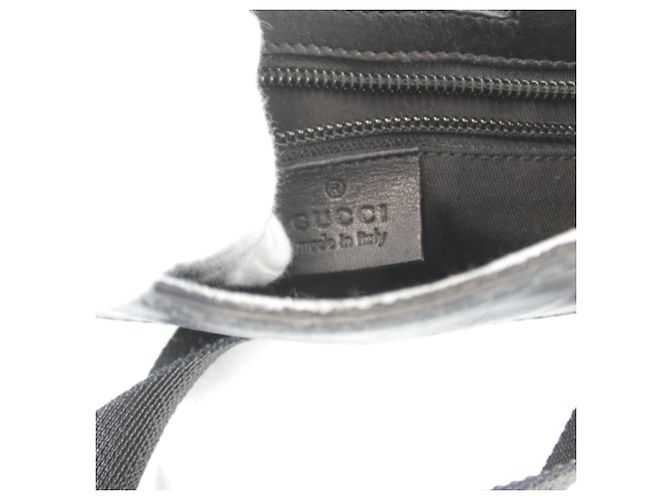 Borsa a tracolla in pelle Shima Gucci Nero - vista 8