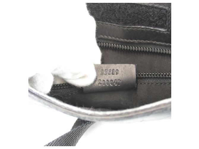 Borsa a tracolla in pelle Shima Gucci Nero - vista 9