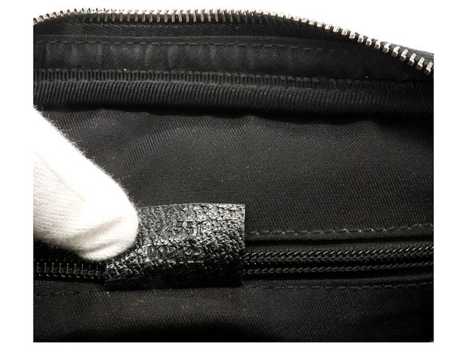 Borsa a Spalla Gucci GG Canvas Nero - vista 11