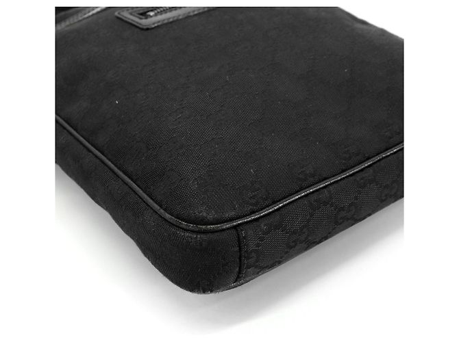 Borsa a Spalla Gucci GG Canvas Nero - vista 12